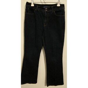 Bandolino BL Arianna Bootcut High Rise Blue Jeans Women Sz 14 Waist 32 Inseam 31